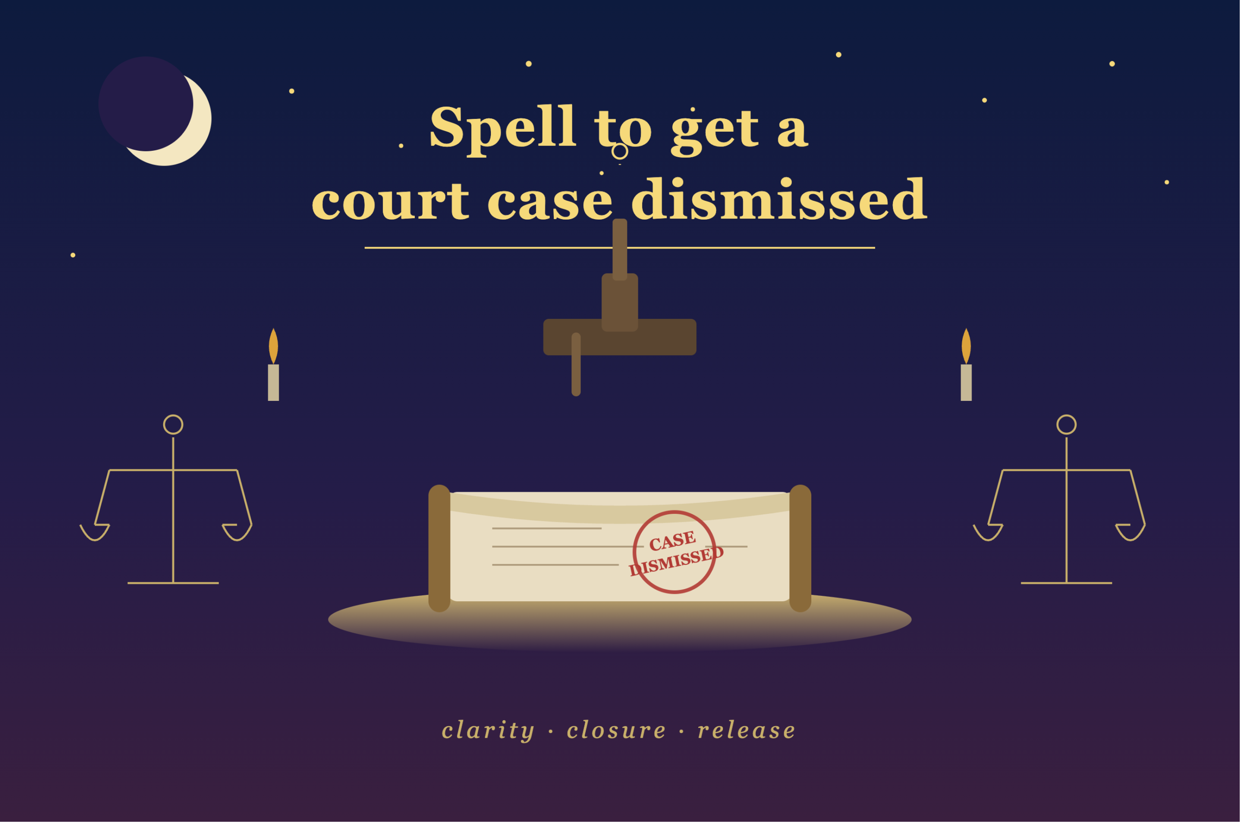 Spell To Get A Court Case Dismissed